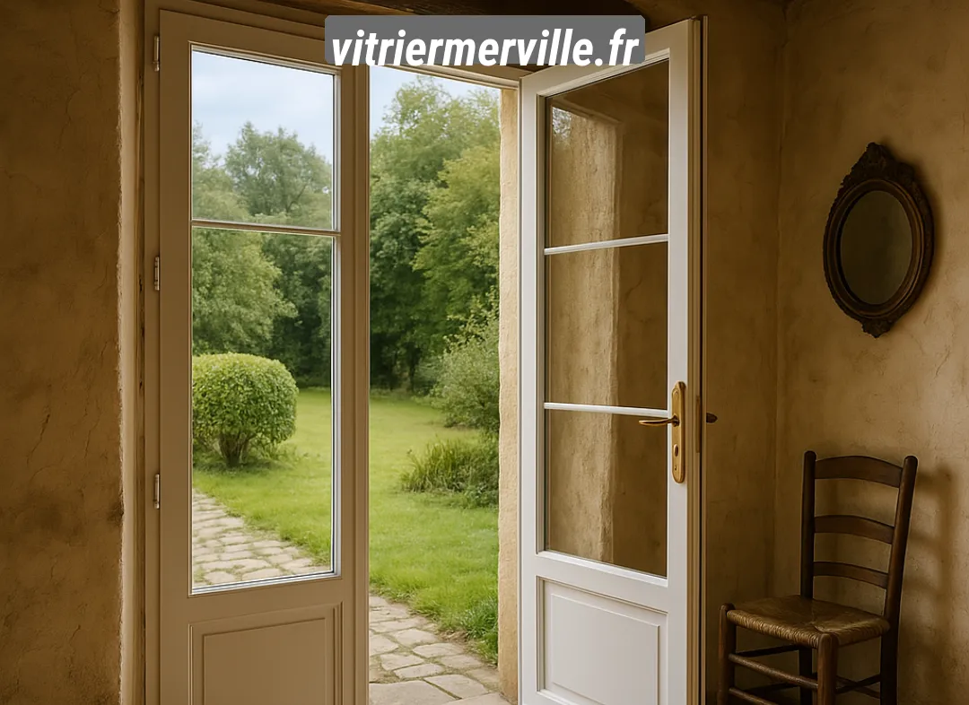 Installation de fenêtre en PVC Merville